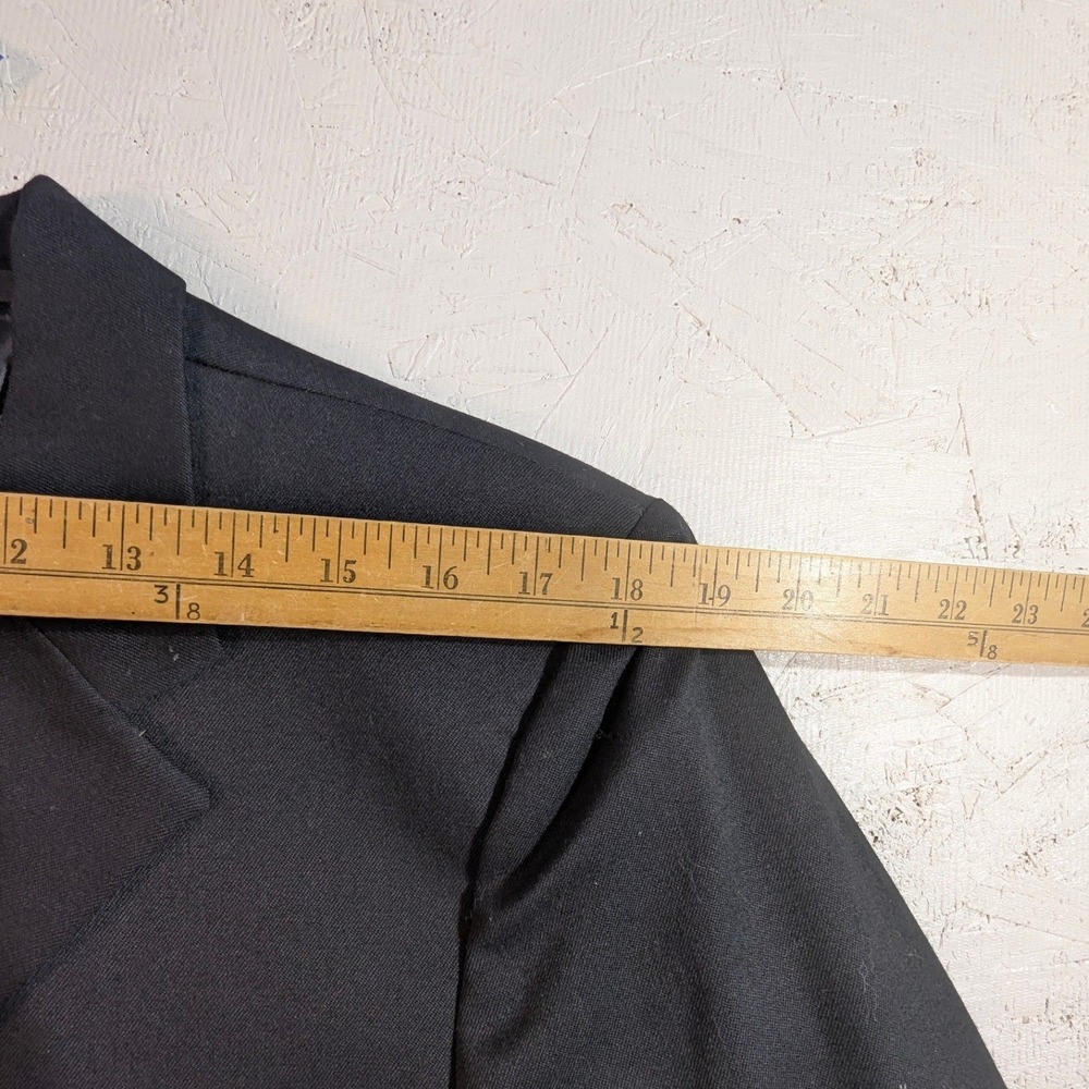 Cambrai Collection Wool Blazer Black Made in England READ - Picture 8 of 15